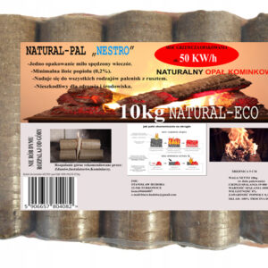 Brykiet do kominka opał dąb 100% 10 kg NESTRO
